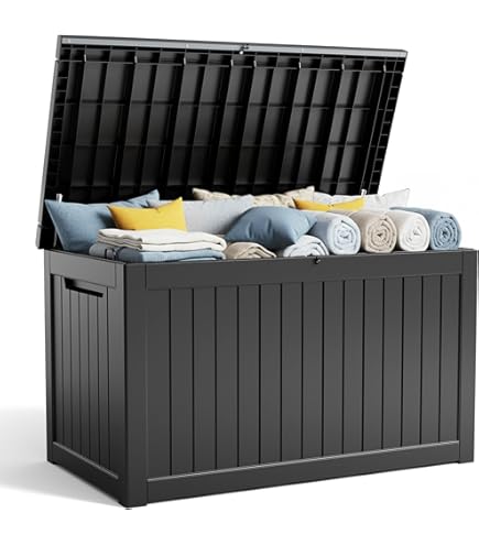 Cosco 180-Gallon Weather-Resistant Outdoor Storage Deck Box